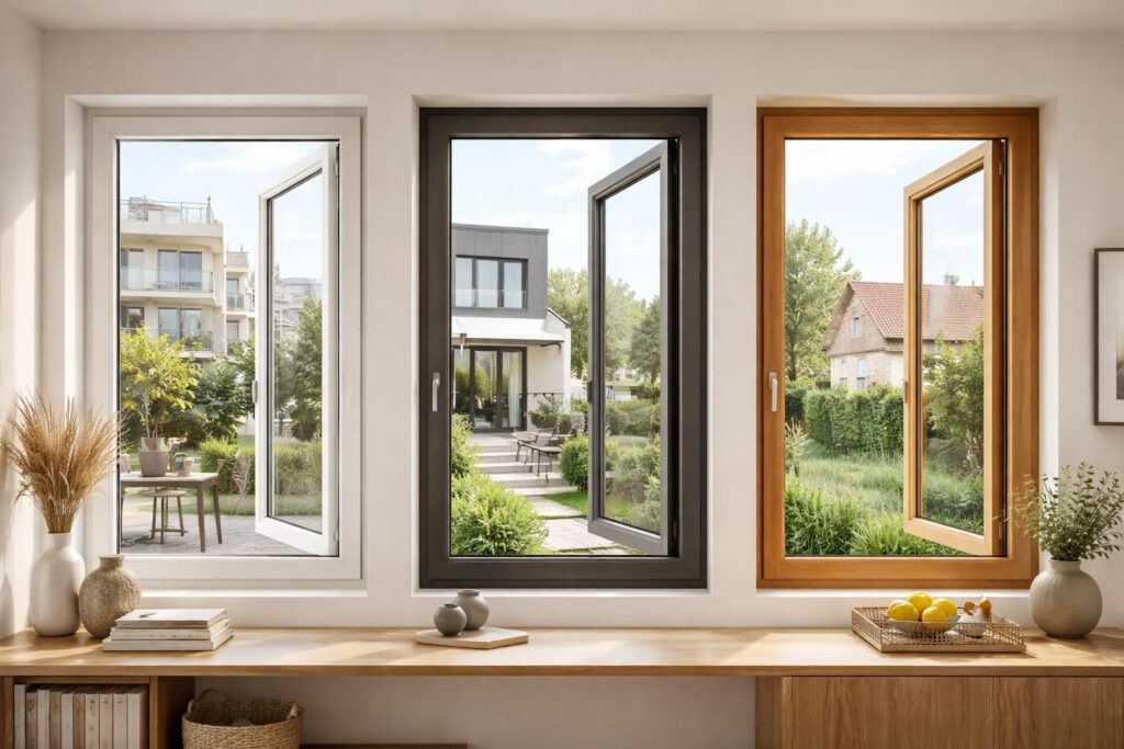 découvrez comment choisir la fenêtre idéale entre pvc, aluminium et bois en fonction de votre type de logement, de votre budget et de vos besoins en isolation et esthétisme.