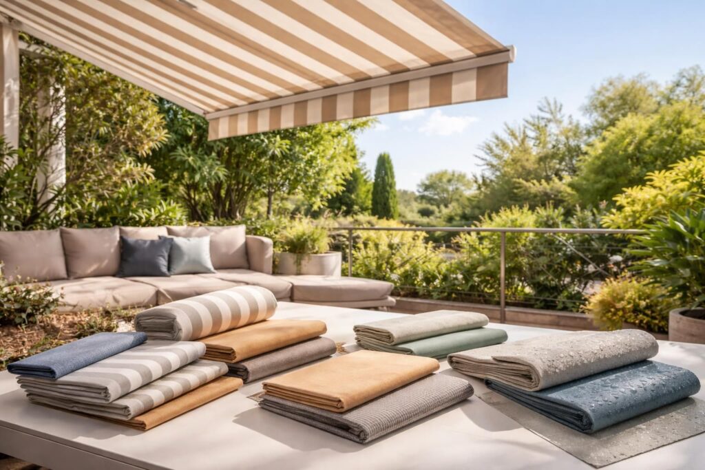 découvrez nos conseils pour choisir la toile parfaite pour votre store extérieur, alliant protection solaire, durabilité et esthétique.