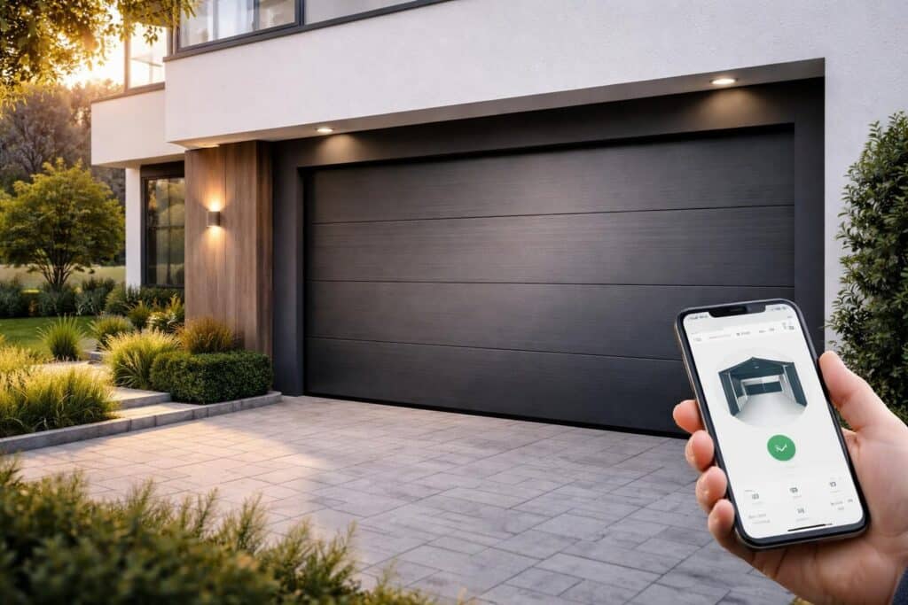 découvrez les avantages d'une porte de garage connectée et pourquoi elle peut être un choix judicieux pour sécuriser et moderniser votre maison.